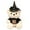 D, variant on Halloween Teddy Bear Plush Doll with Hat, Cute Bear Stuffed Animal, Halloween Costume Edition, Soft Plush Toy for Kids and Collectors