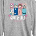 thumbnail image 3 of Golden Girls - Good As Gold Group Blocks - Toddler And Youth Long Sleeve Graphic T-Shirt, 3 of 5