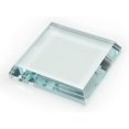 thumbnail image 1 of StayMax Clear Crystal Glass Square Display Base Display Stand for Collectibles (3.93inch*3.93inch*0.7inch), 1 of 8