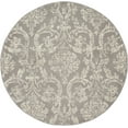 thumbnail image 2 of Nourison Bliss Vintage Farmhouse Grey 5'3" x Round Area Rug, (5' Round), 2 of 6