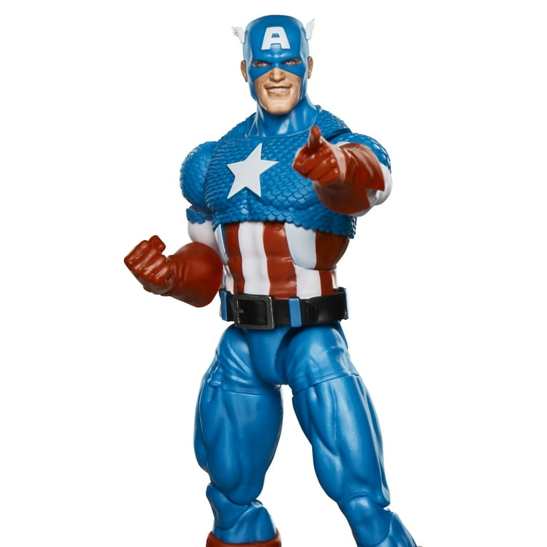Marvel Legends Series: Action Figure Capitan America 9,5 Cm Con 2 Accessori
