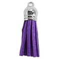 thumbnail image 1 of fastboy 28 Pieces Keychain Charms Creative Delicate Keyring Pendant Tassels Simple Handbag Decor Tassel Craft Decoration DIY Accessory Purple, 1 of 5