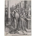 thumbnail image 2 of Lucas Van Leyden 19x24 Gold Ornate Framed and Double Matted Museum Art Print Titled - Solomon's Idolatry (1514), 2 of 4