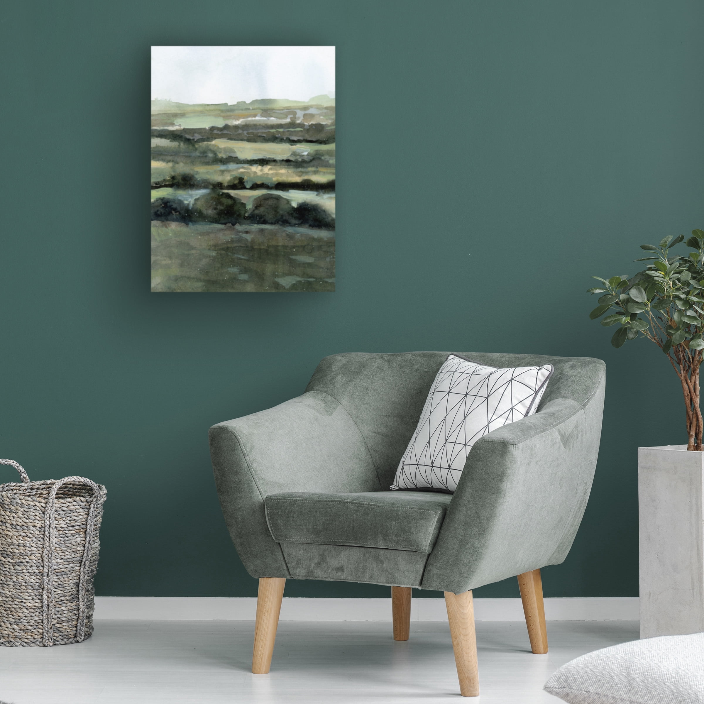 Victoria Barnes 'Distant Ribbons I' Canvas Art