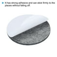 thumbnail image 4 of Unique Bargains 3.9' Diameter Adhesive Non-Slip Backed Felt, 3 Pcs 5mm Thickness, Gray, 4 of 6