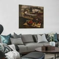 thumbnail image 3 of Diego Rivera《Knife And Fruit in Front of The Window》Wall Art Prints Poster Poster Cool Artworks Painting Wall Art Canvas Prints Hanging Picture Home Decor Posters Gift 24x24inch(60x60cm), 3 of 5