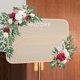 thumbnail image 5 of Arco de boda con flores, letrero de bienvenida para ceremonia, decoración de pared con flores artificiales Estilo D, 5 of 7