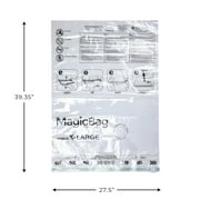 MagicBag X-Large Vacuum Storage Bags, 16 Pack Flat Compression Bags for Bedding, Space Saving & Airtight