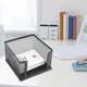 thumbnail image 2 of Organizador de escritorio de oficina Soporte de negocios Caja de notas adhesiva Caja de soporte de tarjeta de malla metálica negra Ecomeon no, 2 of 4