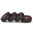 thumbnail image 1 of 4Pcs AUSTAR AX-4020B 1.9 Inch 110mm 1/10 Rock Crawler Tires with Alloy Beadlock Wheel Rim, 1 of 7