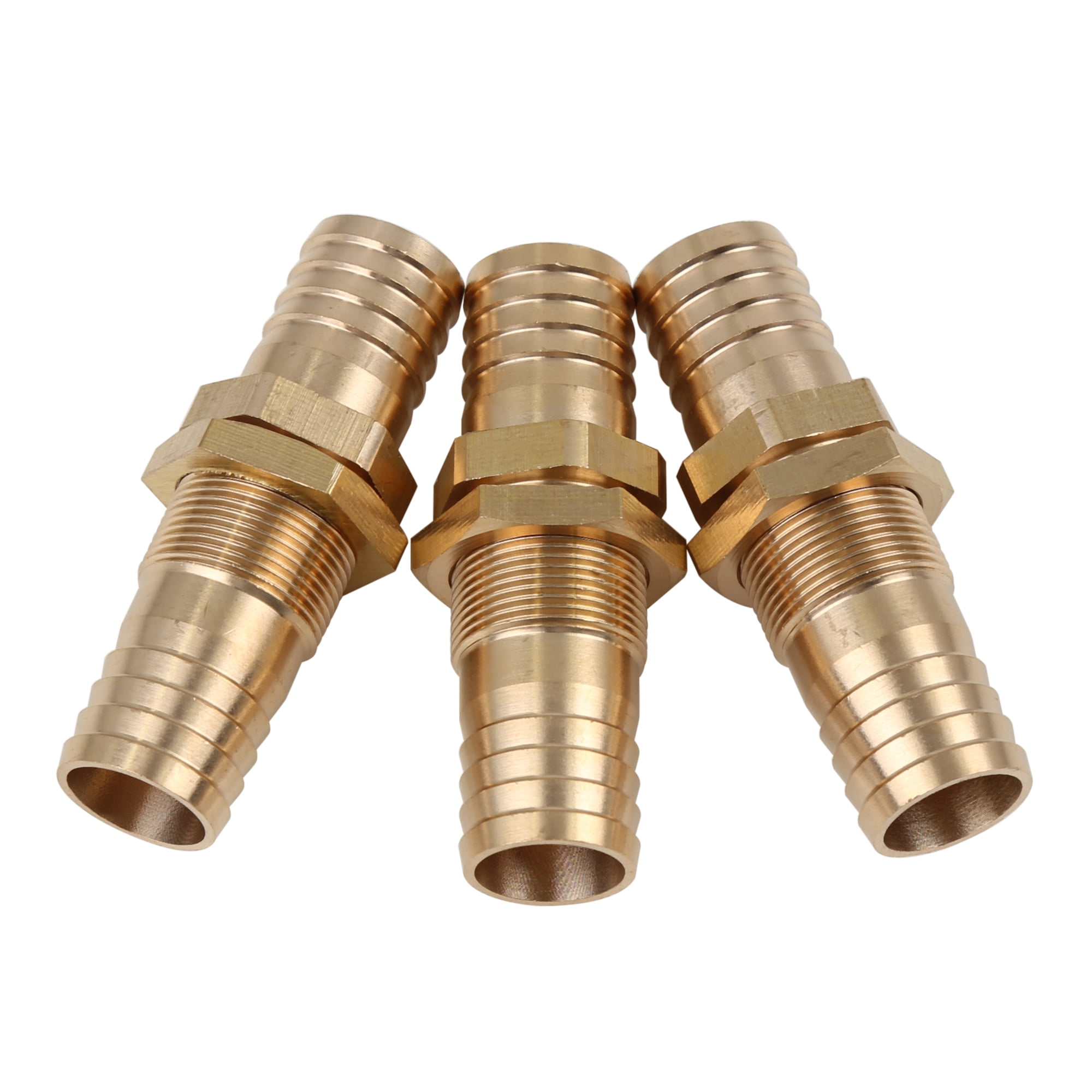 16mm Straight Brass Hose Barb Fitting Connector Coupler for Joiner Air