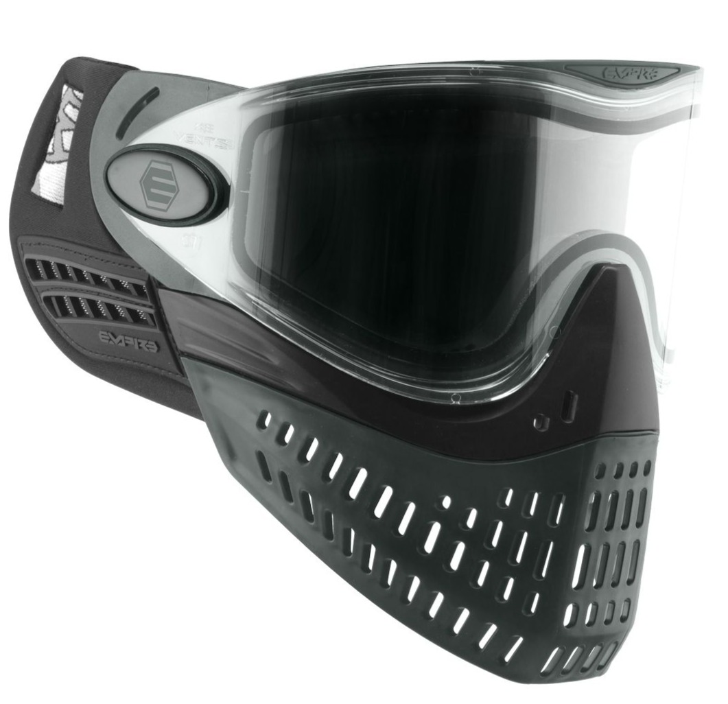 Empire e-Vent Paintball Goggle with a Dual Thermal Lens, Gray
