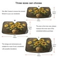 thumbnail image 5 of WOBOGO Brown Sunflower Plant Car Windshield Sunshades Autopilot Lightweight Accordion Sun Visor 53×23.5in, 5 of 8