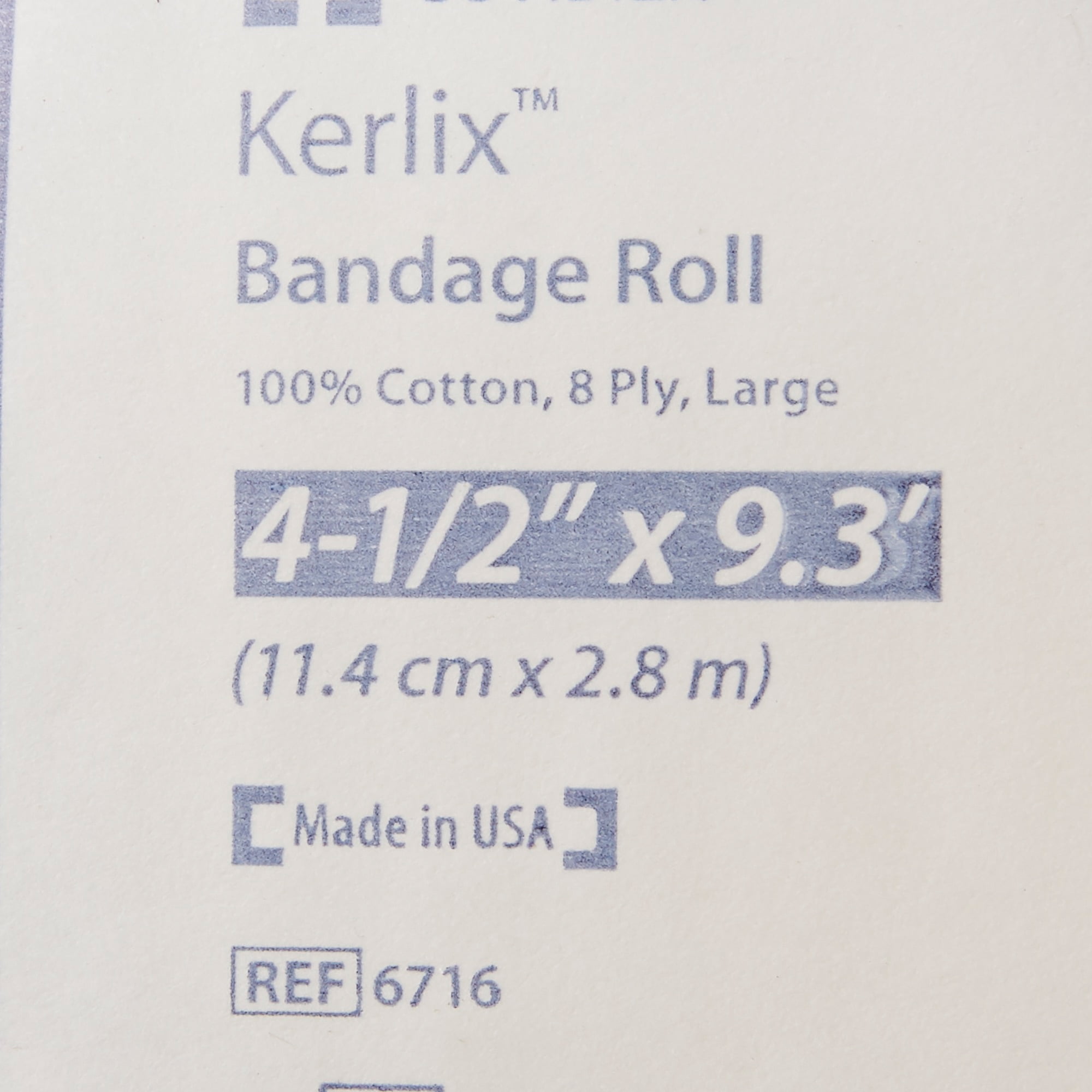 Kerlix Bandage Gauze Roll, Sterile, 8-Ply Dressing, 4 1/2 in x 3 1/10 yds, 100 Ct
