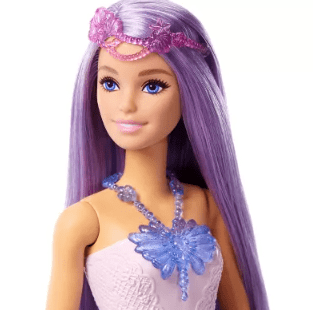 Barbie Doll Fantasy Fashion Pack with Accessories Including Mermaid Tail, Fairy Wings, & Necklaces