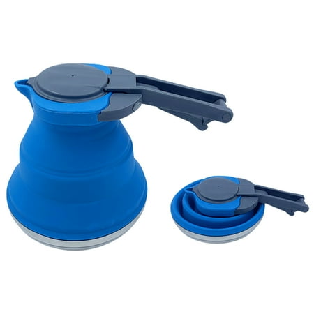 

Facaimo Silicone Tea Kettle Collapsible Water Boiler Portable Tea Food Grade Silicone Kettle for Coffee Tea Fast Water Boiling