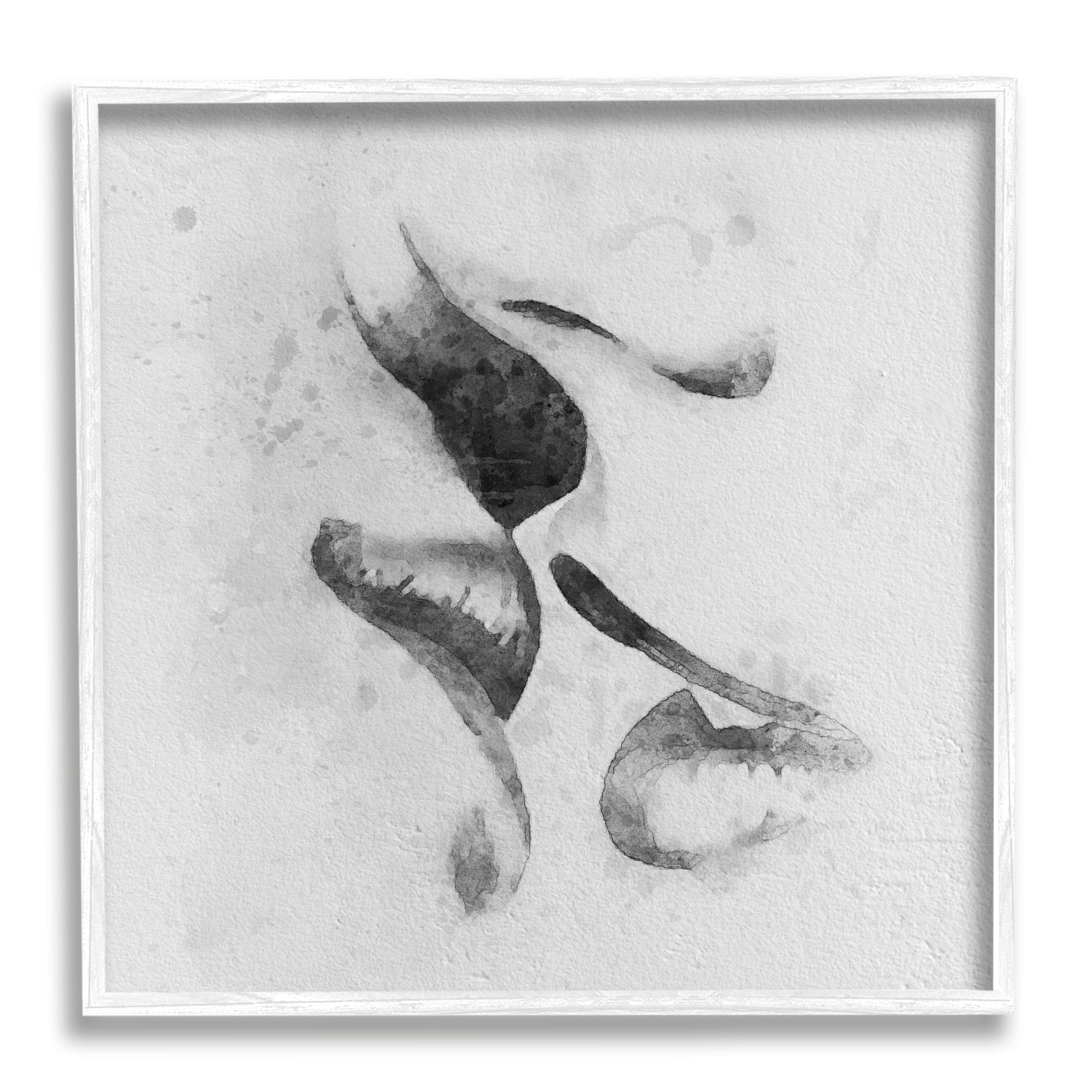 Romantic Kiss Faces Lips Closeup Couple Drawing Novelty Drawing Print Framed Art Print Wall Art