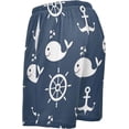 thumbnail image 5 of GZHJMY Anchor Pajama Pants Short for Men, Lounge Pants Lightweight Men Pajama Bottoms with Drawstring Pockets, Christmas New Year Birthday Gifts, XX-Large, 5 of 7
