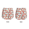 thumbnail image 6 of Goofa Strawberries Printed Women 2 in 1 Running Shorts,Quick Dry Athletic Workout Shorts,High Waisted Athletic Shorts with Liner Pockets-XX-Large, 6 of 9