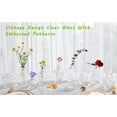 thumbnail image 2 of Juego de 10 jarrones pequeños de cristal con forma de flor Bud Vases QLOFEI, 2 of 6