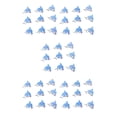 thumbnail image 3 of bedienty 50 Pieces Wooden Button Rough Surface Widely Applicable Fasteners Fish-shaped Shank Buttons Embroidery Sewing Supplies Sky Blue 5Set, 3 of 6