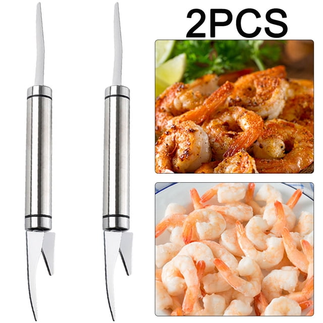 Peladores Camarones Multifuncionales Dispositivo Portátil Removedor Fauces Pescado para El Y La 2 Uds.