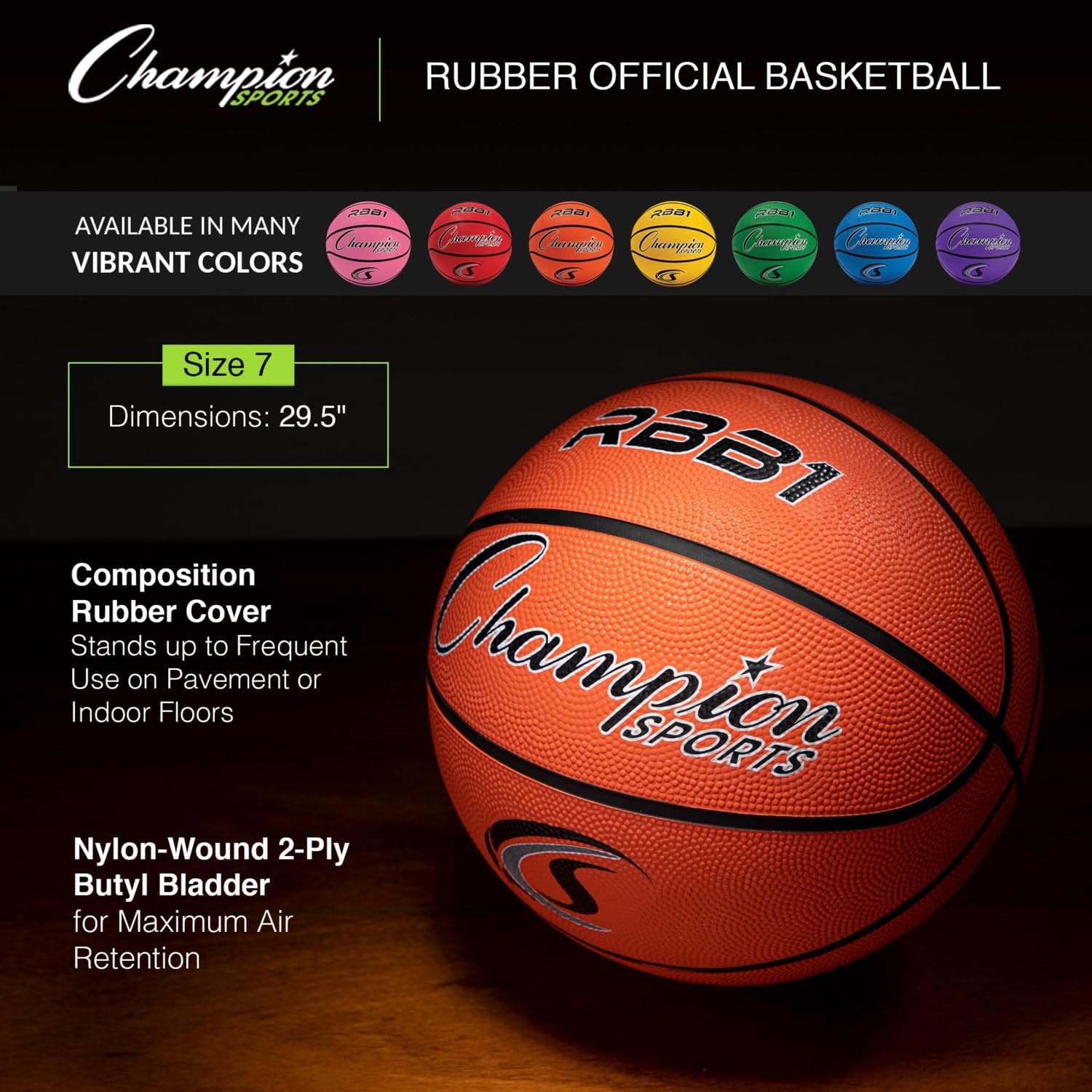 Champion Sports Official Basketball, Size 7 photo 5
