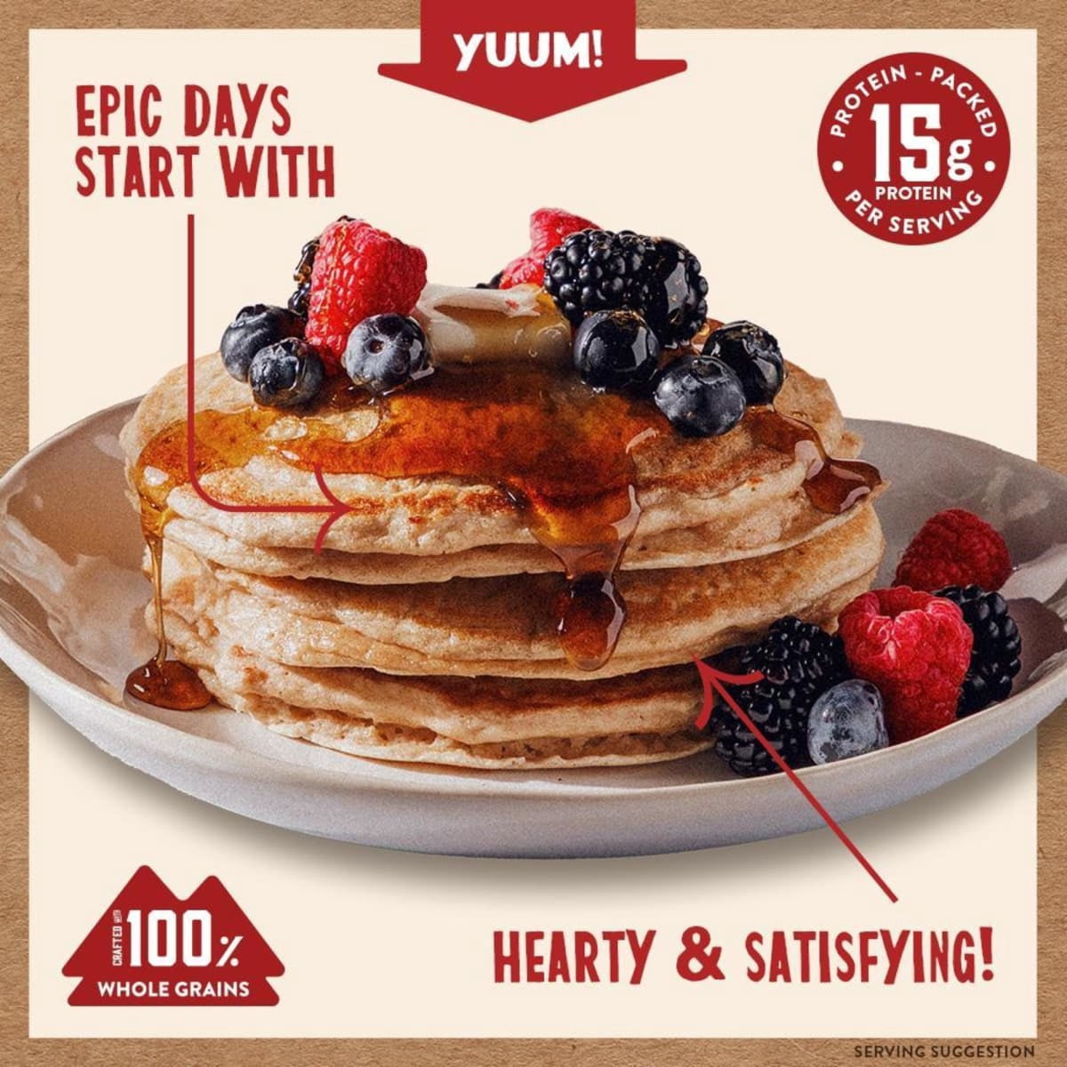 Kodiak Protein-Packed Power Cakes Buttermilk Pancake and Waffle Mix, 20 oz Box