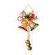 thumbnail image 2 of Colgante de campana navideña, suministros para fiestas, campana con lazo, adornos de campana navideña para Estilo A, 2 of 9
