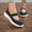 Black And Silvery, variant on Mom Shoes Flat Bottom Casual Woven Seven-Color Shoes Shallow Mouth Breathable Old People Shoes, Women Shoes, Sneakers