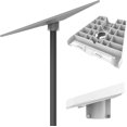 thumbnail image 1 of HELIAHOO for Star Link Gen 3 Adapter,Pipe Mount Adapter Mounting Kit,Stainless Steel Wall Mount for Starlink Internet Kit Satellite,Adjustable for Starlink Mounting Kit Gen 3 (white) AZ83-21632, 1 of 9