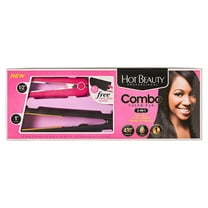 Ceramic Flat Irons 2-in-1 Value Pack 1" and Mini 1/2" with Free Travel Pouch