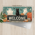 thumbnail image 2 of 1 Pcs 2D Flat License Plate Covers & Frames, Halloween Welcome For Decorative Front, Waterproof For Decoration Aluminum License Plate Covers & Frames Cover For Men Women, 12" X 6", 2 of 6