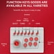 thumbnail image 3 of Bearachild Joystick inalámbrico, suministros para juegos, Base antideslizante, teléfono móvil, mano de obra fina, Control de tamaño compacto, Videojuegos y accesorios Blanco rojo, 3 of 6