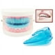 thumbnail image 1 of BRILLAR Protector bucal Instant Fit con tirantes simples/dobles para jóvenes y adultos: protección de los dientes superiores e inferiores para deportes, 1 of 5