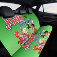 thumbnail image 4 of Josie y las Gatitas-theme Car Rear Seat Covers Back Elastic Flexible Car Seat Covers Decorative Fits Most Cars 120x59x76cm, 4 of 6