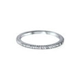 thumbnail image 2 of 1/2ct Diamond Petite Eternity Stackable Wedding Ring 14K White Gold, 2 of 3
