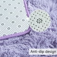 thumbnail image 6 of Lochas Soft Shag Carpet Fluffy Rug for Living Room Bedroom Big Area Rugs Floor Mat Home Decor, 4'x6',Lavender Purple, 6 of 7