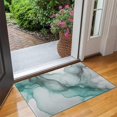 thumbnail image 2 of Green Gray Marble Pattern Door Rugs,Washable Non Slip Door Mats Indoor,Decorative Door Mats,Entry Mat Indoor for Entrance,Bedroom,Kitchen,Bathroom,17"x30", 2 of 6