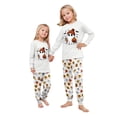 thumbnail image 7 of Family Matching Halloween Pajamas Set -2 Piece Halloween Ghost with Pumpkin Print Long Sleeve Top & Pants Sleepwear for Family Halloween Nights White Pajamas for 8 Years Pjs, 7 of 7