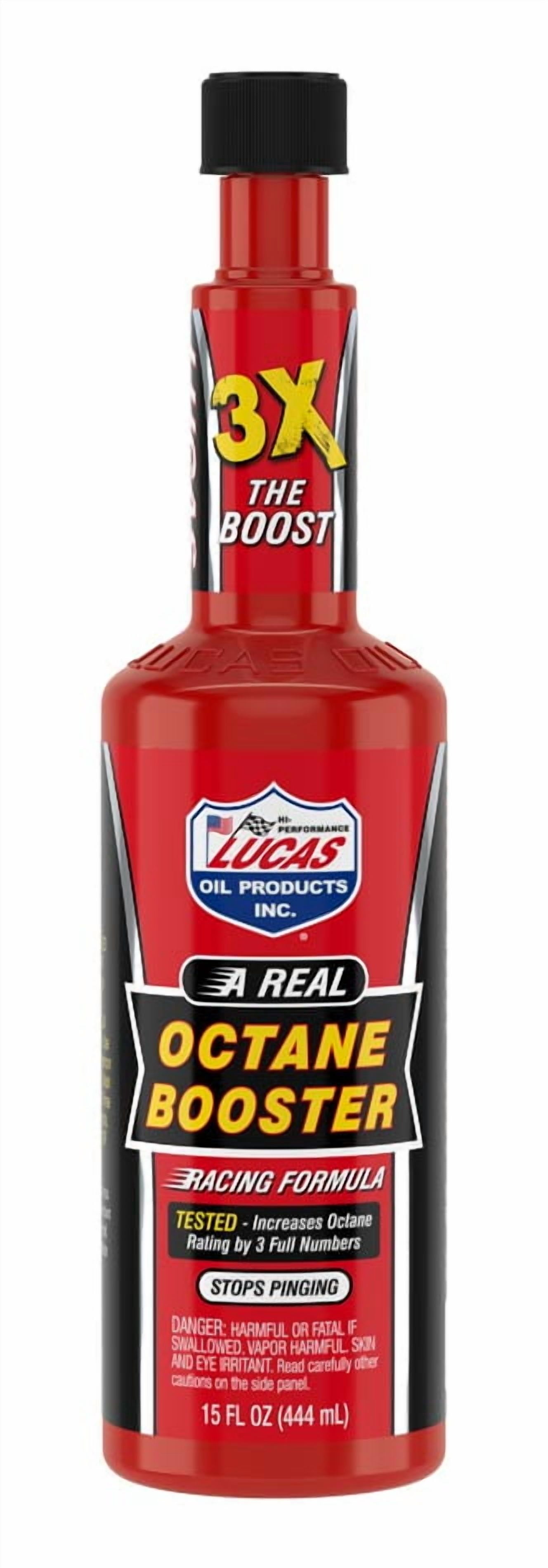 (24 pack) Lucas Oil 10026 Fuel Treatments, Octane Booster Bottle, 15 Ounce Bottle 0.95 Pound Gas Fuel Type