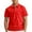 Red, variant on WOYY Toddler Boys Zipper Collared Polo Shirt Solid Color Short Sleeve Casual T-Shirt
