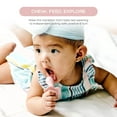 thumbnail image 6 of Grabease Baby Silicone Spoon Set for Baby-Led Weaning & First Stage Self-Feeding: Soft, Safe 100% Food-Grade Silicone; BPA-, PVC- Latex- & Phthalates-Free and Dishwasher Safe; Set of 2 (Blush, Gray), 6 of 7