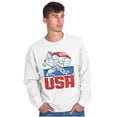 thumbnail image 3 of Street Fighter American Guile USA Men Big & Tall Sweatshirt Brisco Brands 5X, 3 of 5