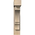 thumbnail image 2 of Ekena Millwork 7 1/2"W x 34"D x 38"H Balboa Block Smooth Bracket w/ Offset Brace, Douglas Fir, 2 of 25