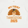 thumbnail image 4 of Inktastic Cute Turkey My First Thanksgiving 2025 Boys or Girls Baby T-Shirt, 4 of 5