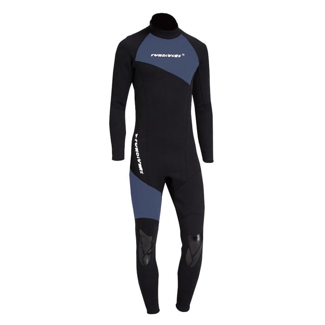 Trajes de neopreno DYNWAVEMX todo el cuerpo de manga larga con cremallera trasera 3 mm gris S