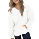 thumbnail image 2 of Blusas y camisas de manga larga con cuello redondo para niños y niñas, sudaderas casuales de manga larga, lindas sudaderas de gran tamaño con bolsillo de polar, chaquetas para niñas, 2 of 8