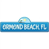 Ormond, FL Florida Beach Street Sign