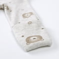 thumbnail image 6 of WIBACKER Knotted Newborn Sleeper for Baby Boy and Girl, Soft Stretchy Long Sleeve Infant Gowns with Mitten Cuffs Hospital Coming Home Outfit, 6 of 13